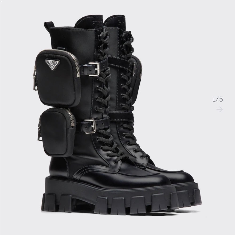 Prada Monolith high boot